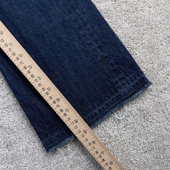 American Eagle Jeans Womens 0 Regular Blue 90s Flare High Rise Stretch Denim - Picture 8 of 14